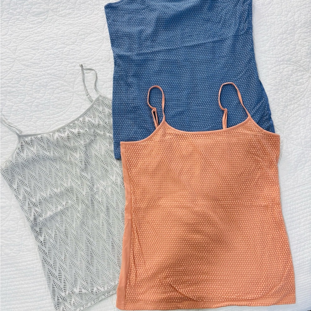 LOFT set of 3 tank tops, very gently worn